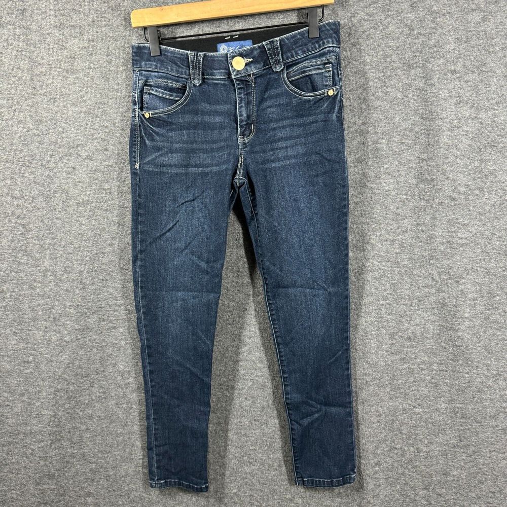 Democracy Skinny Jeans Women's Size 4 Blue Denim Ab Solution